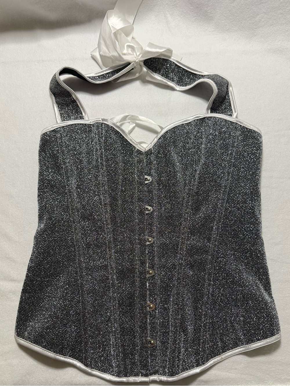 Sparkle Glitter halter corset